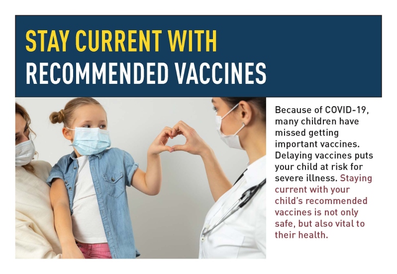 Stay Vaccinated Post Card for Parents